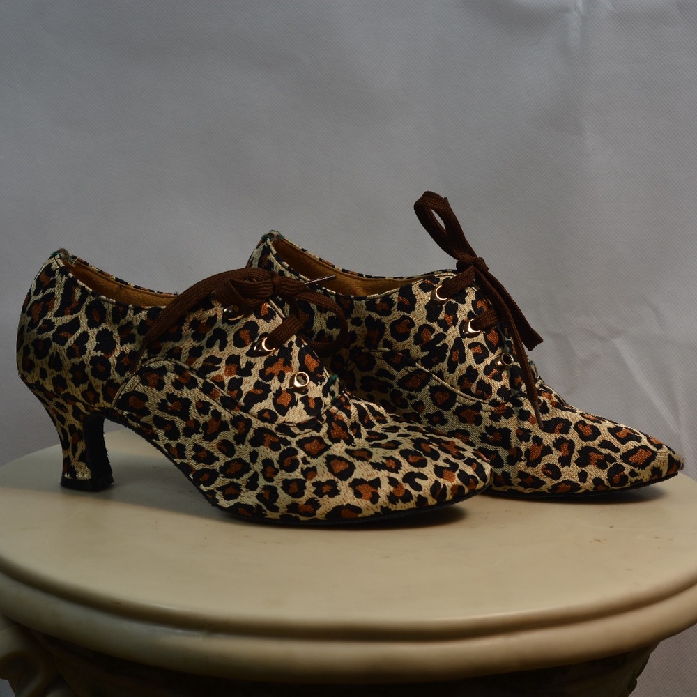 Leopard Dance Shoes SZ 41 NWOT